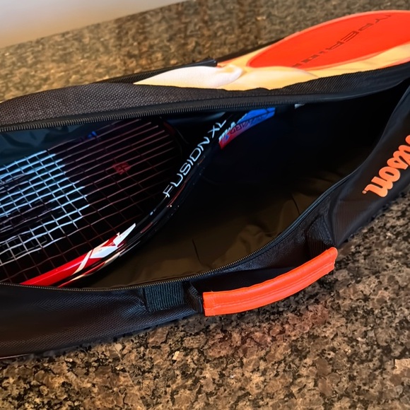 Wilson Fusion and Head Tennis Rackets with Bag - EUC - Picture 11 of 11